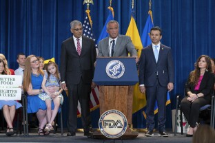 Robert Kennedy Jr. hosts a press conference