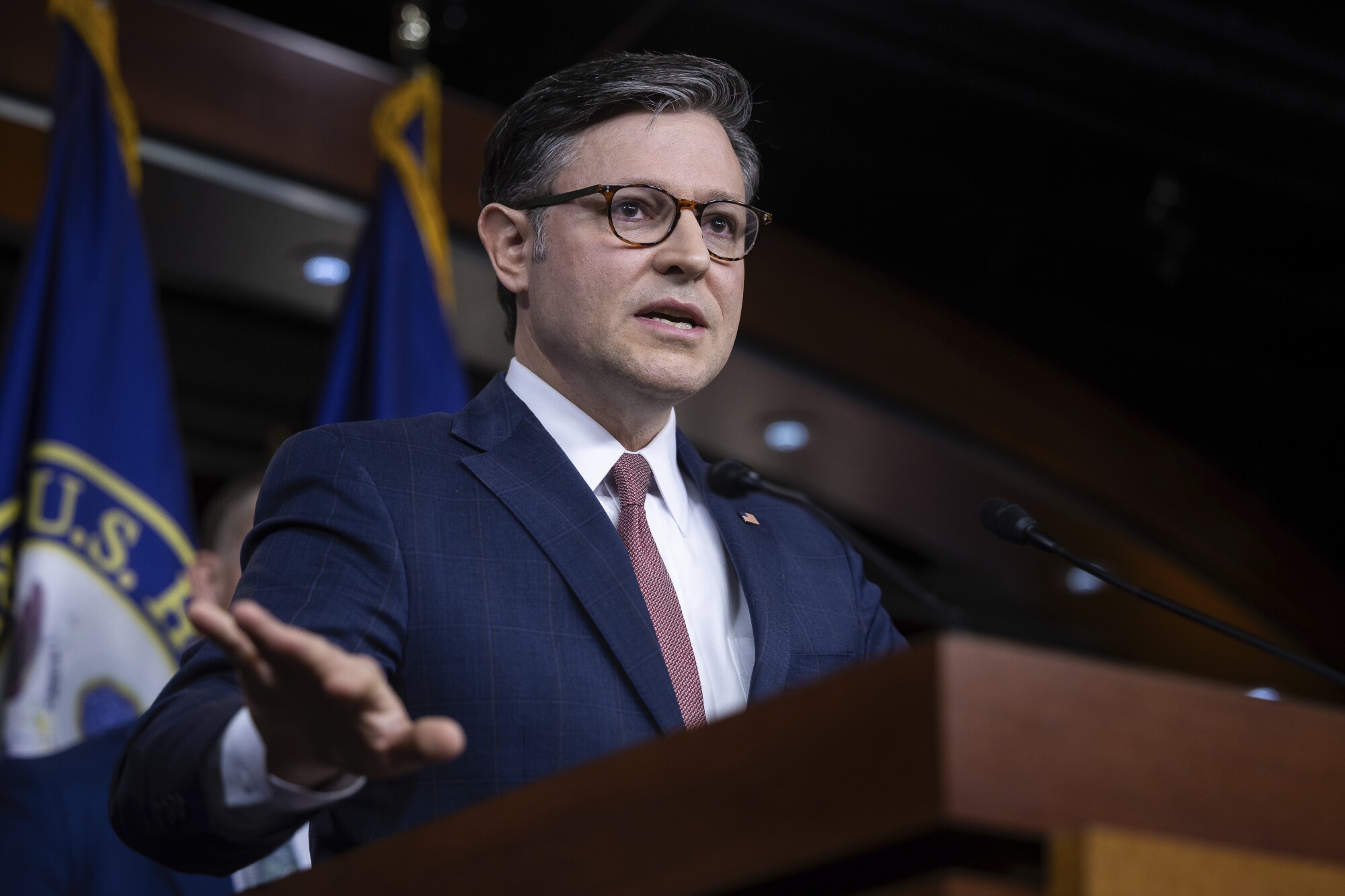 Mike Johnson Says Gavin Newsom 'Ought to Be Tarred and Feathered'