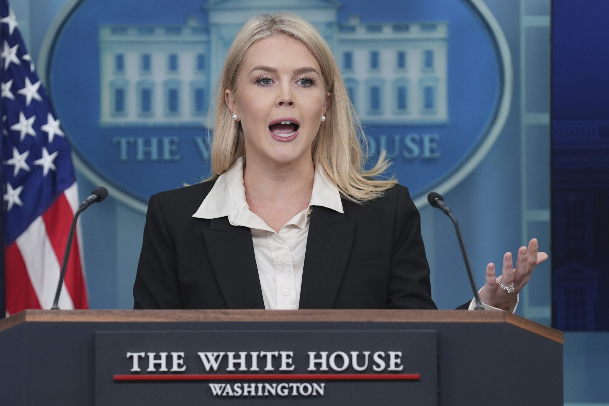 Karoline Leavitt Says Trump Wants Republican Holdouts to Be Primaried