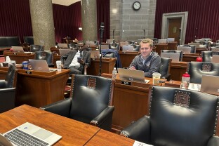 Missouri Democratic state Reps. Ray Reed and Jeremy Dean