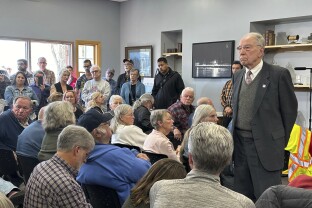 Sen. Chuck Grassley at a town hall