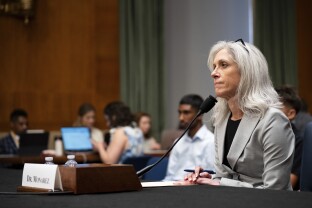 Susan Monarez, nominee to be Director of the Centers for Disease Control and Prevention, testifies during her confirmation hearing.