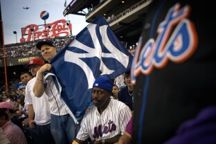 New York Yankee and Mets fans.