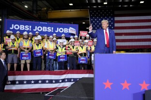 Donald Trump in Potterville, Mich