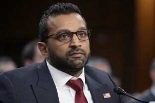 Kash Patel appears before the Senate Judiciary Committee.