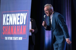 Robert F. Kennedy Jr. speaks at the Libertarian National Convention.