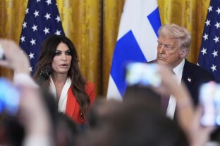 Kimberly Guilfoyle and Donald Trump