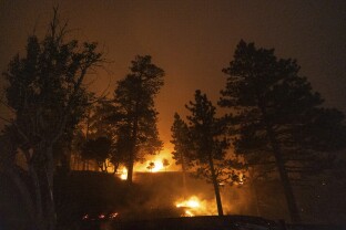 The Bridge Fire in California