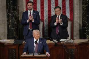 Trump addresses a joint session of Congress.